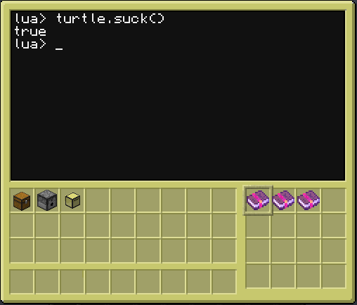 CC turtle.suck() 8