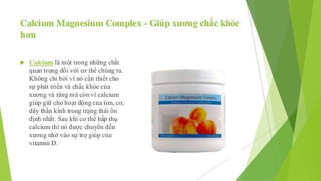 Calcium Magnesium Unicity giúp xương chắc khỏe Unicity-viet-nam