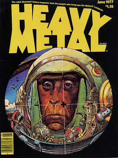 Se nos fue Moebius... Heavymetal-june1977