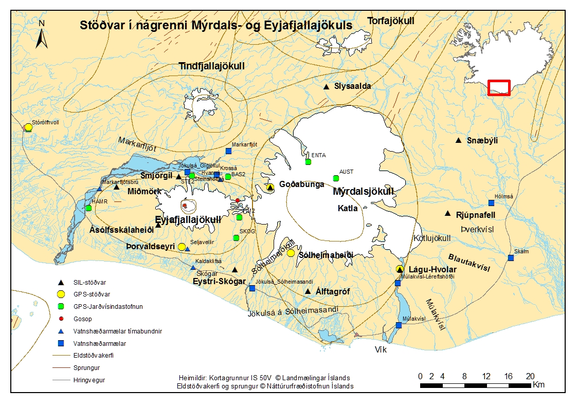 SEGUIMIENTO PRE-ERUPTIVO DEL VOLCÁN KATLA . Myrdalsjokull