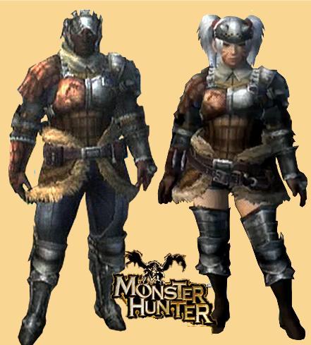 liste des armures épéistes de monster hunter tri Armure-du-chasseur