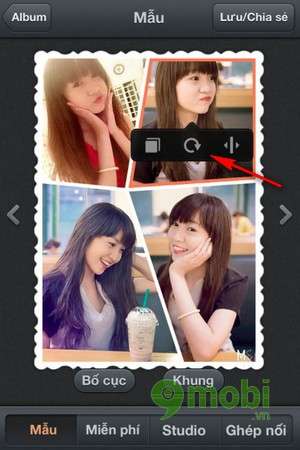 Ghép ảnh trên iOS với Photowonder Ghep-anh-ios-4