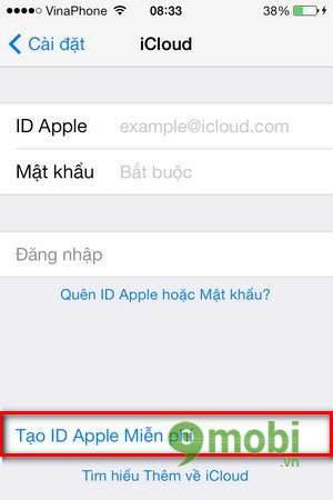 Hướng dẫn tạo account iCloud cho iPhone iPad Tao-tai-khoan-icloud-2