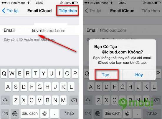 Hướng dẫn tạo account iCloud cho iPhone iPad Tao-tai-khoan-icloud-5