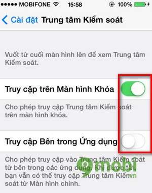 Hướng dẫn tắt trung tâm cảnh báo IOS7 trên iPhone iPad Tat-control-center-ios7-3