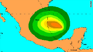 Tormenta tropical Arlene se forma en Golfo Story.arlene.noaa
