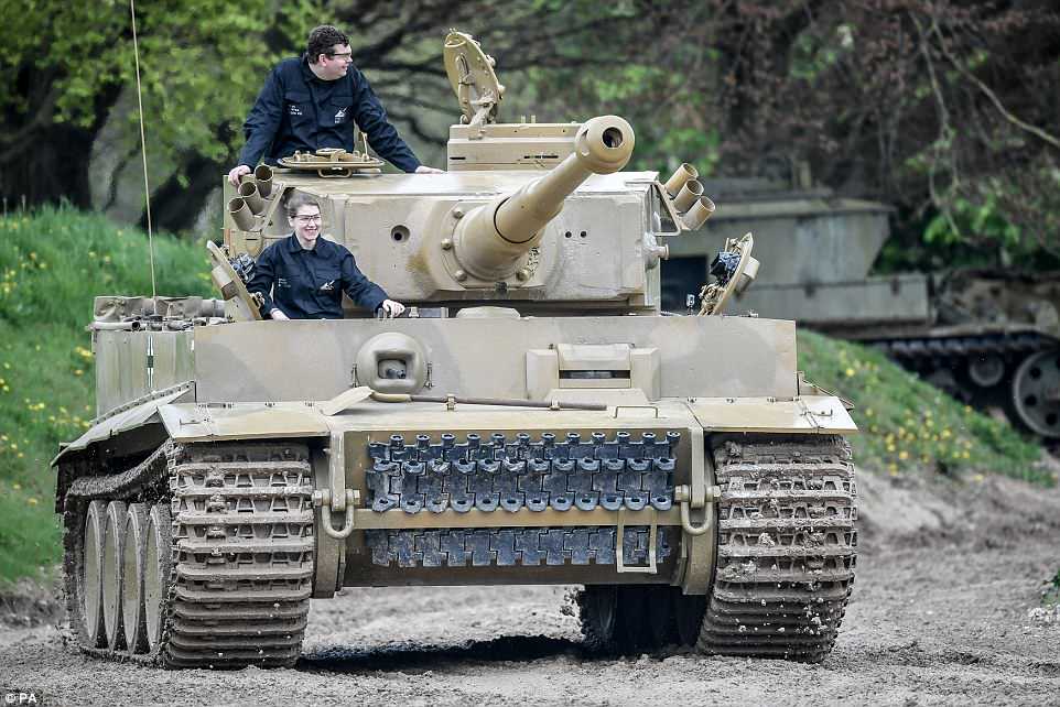 Deadly Nazi Tiger Tank with armour so thick shells bounced off it put through its paces 75 years after it was captured by the British in daring desert mission ordered by Churchill  4BA6057100000578-5669357-image-a-9_1524940196914