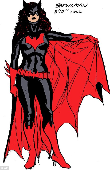 Holy Smoke! Batwoman makes her comic book comeback as red-headed lesbian Article-1141588-04AA90DF0000044D-855_468x721