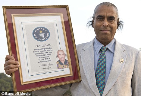 Pictured: The man with the world's longest ear hair Article-0-038C4FFB000005DC-689_468x321