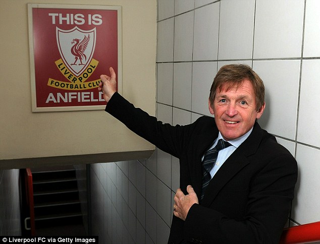 Kenny Dalglish steps into the red...and admits he would love to walk on and on at Liverpool Article-1345822-0CB5922A000005DC-142_634x484