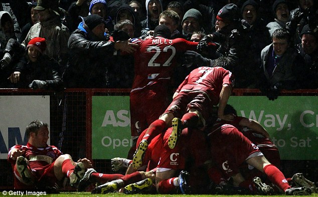 Crawley 2 Derby 1: Torres nets late winner as non-league side dump Rams out of Cup Article-1345950-0CB665C6000005DC-977_634x393