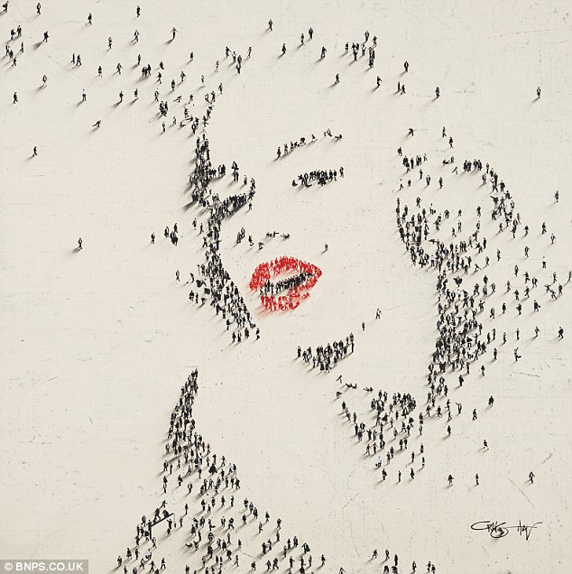 famous faces in the crowd : intricate artworks Article-0-12E1AF55000005DC-727_634x636