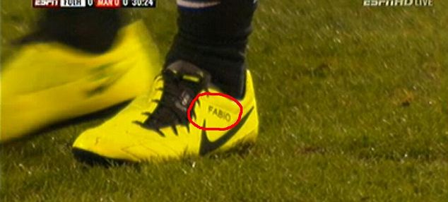 So why did Man United defender Rafael wear twin brother Fabio's boots against Fulham?  Article-0-174EC015000005DC-326_634x286