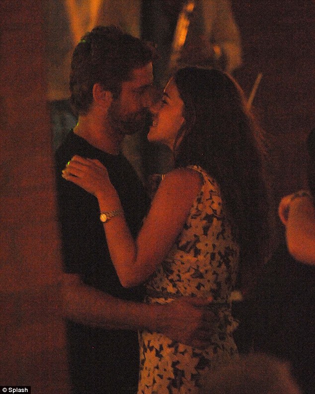 On to the next one! Gerard Butler slow dances with mystery brunette days after split with Madalina Ghenea  Article-0-1A768870000005DC-186_634x792