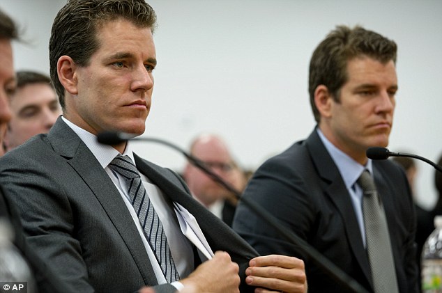 New York to regulate Bitcoins following hearing where Winklevoss twins testified about the risks of digital currency - just days after their business partner was arrested on money laundering charges Article-0-1B095D3700000578-559_634x421