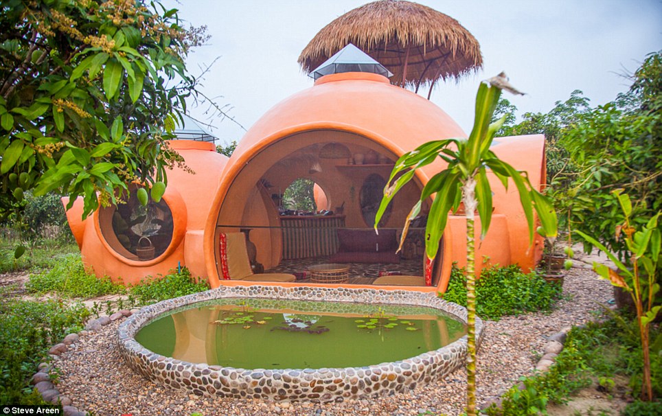 Home sweet dome! Man builds his own dream mini-home in just six weeks for only $9,000 Article-2582344-1C55105F00000578-653_964x606