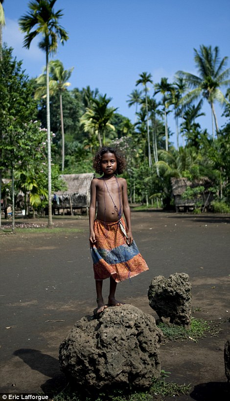 Big dreams: Seven-year-old Salome hopes to one day become a teacher