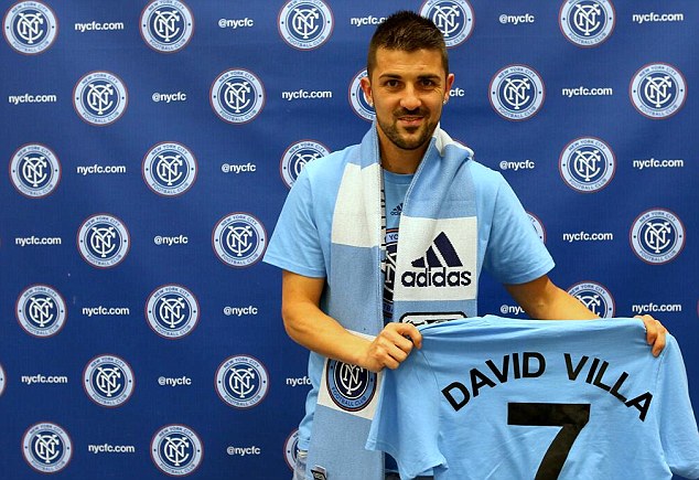 Villa - A honour to be the first player at NYC FC Article-2646279-1E68C9C100000578-165_634x435