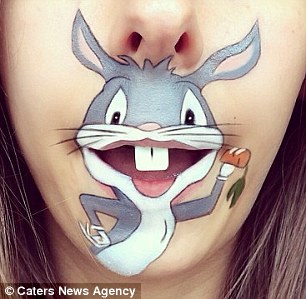  Make-up artist spends a year creating amazing cartoon characters on her CHIN 1408531199937_Image_galleryImage_PIC_BY_LAURA_JENKINSON_CA