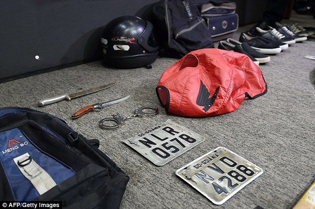 400 plus street children - As young as 14 -  / Confessed killer: Thiago Henrique Gomes da Rocha - Goiania, Brazil 1413476064579_wps_80_Picture_of_objects_seized