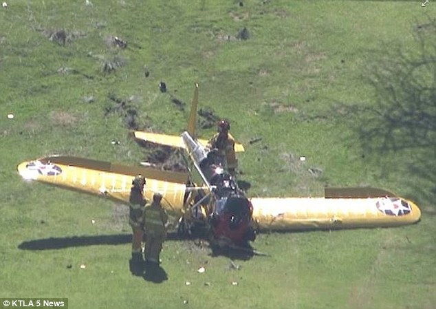 Harrison Ford Hospitalized After Crashing Small Plane Near Los Angeles 265CED3700000578-2981920-image-a-3_1425629770791