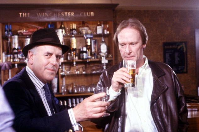 Minder star George Cole dies at 90 - after asking director to hurry up on final project because he wanted to make one more film before he died   0076F0C3000004B0-3186863-image-a-21_1438857275376