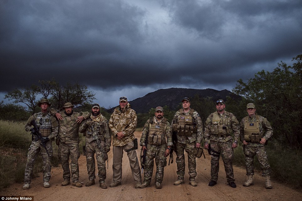 The band of brothers who voluntarily patrol the US-Mexico border: 2C7B957900000578-0-image-a-41_1443900651893