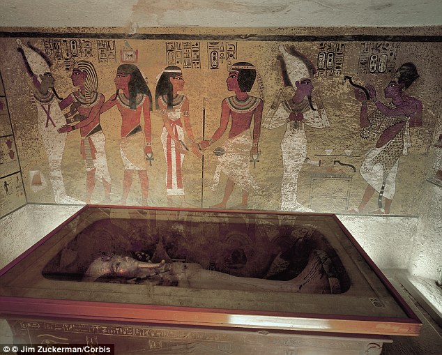 Excitement Mounts as New Infrared Scan in Tomb of Tutankhamun Suggests Hidden Chamber 2E34909700000578-3308292-image-a-4_1446909709125