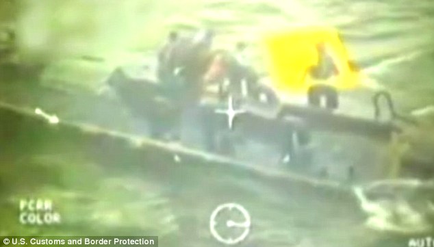 Statist thieves in action: Mini Submarine Carrying 5.5 Tons of Cocaine Intercepted by Texas Officials 328E493500000578-3509598-image-a-37_1458923122284