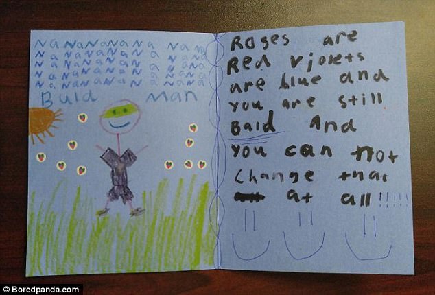 It's the thought that counts! Parents share the hilarious and VERY offensive cards they have received from their well-meaning children   4863F95B00000578-5294011-image-a-38_1516531474135