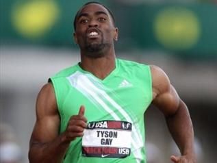 Tyson Gay concentrating on the 100m only at Olympics 734781-8719991-317-238