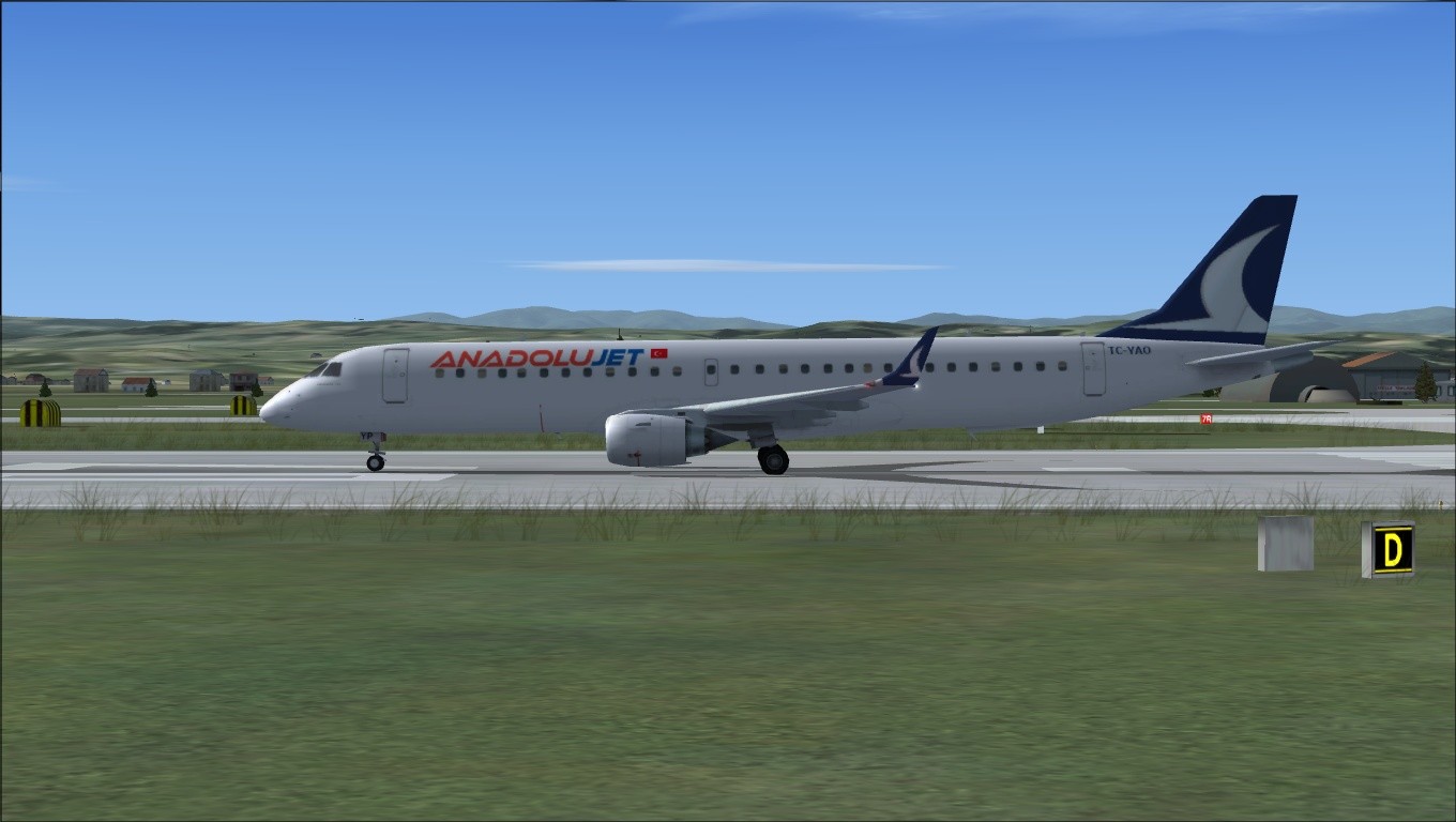 ANADOLU JET  EMBRAER 195  FSX  FULL UÇAK D84NXr