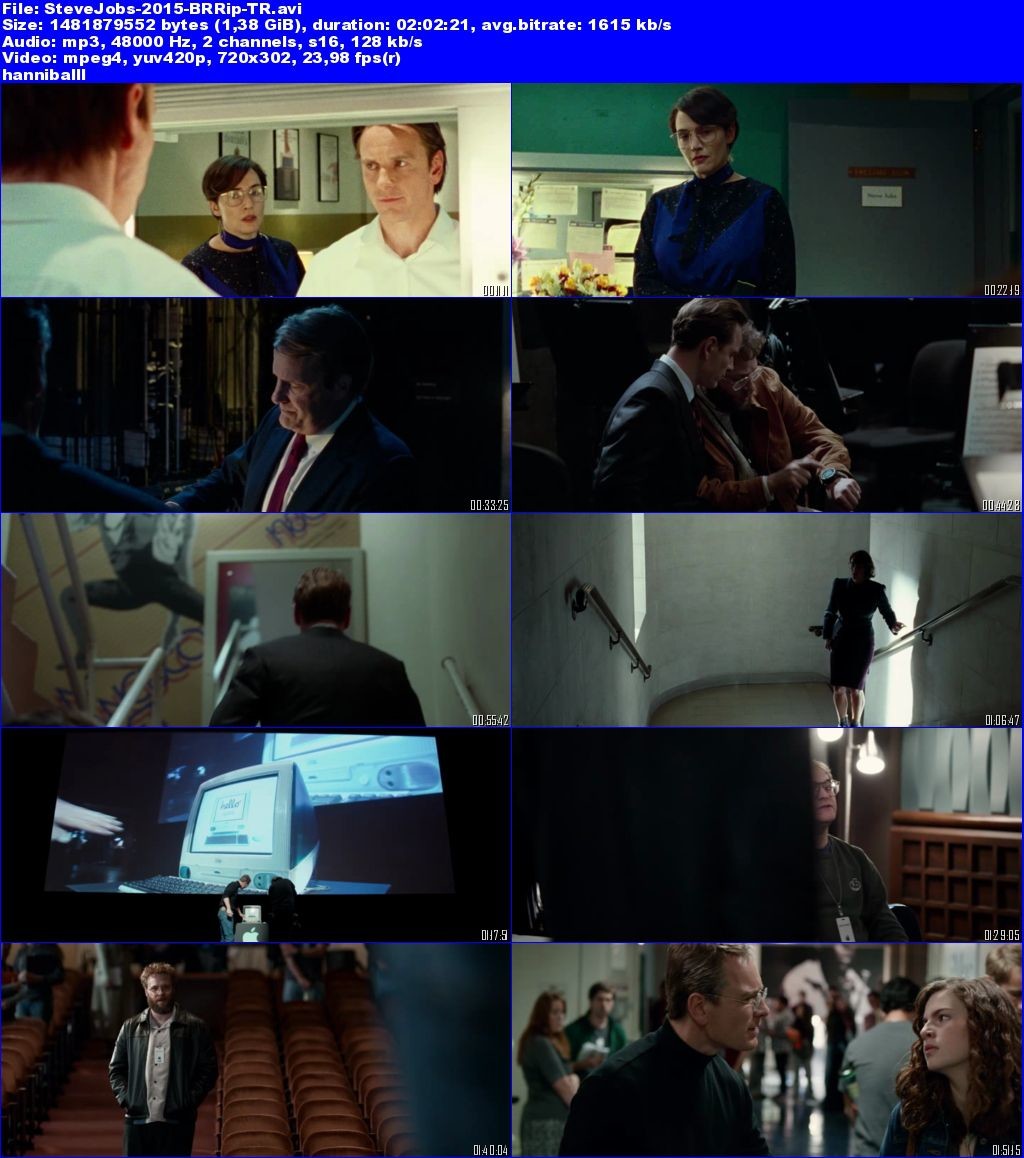 Steve Jobs (2015) BRRip Türkçe Dublaj Tek Link - 11 Alternatif KBJa27