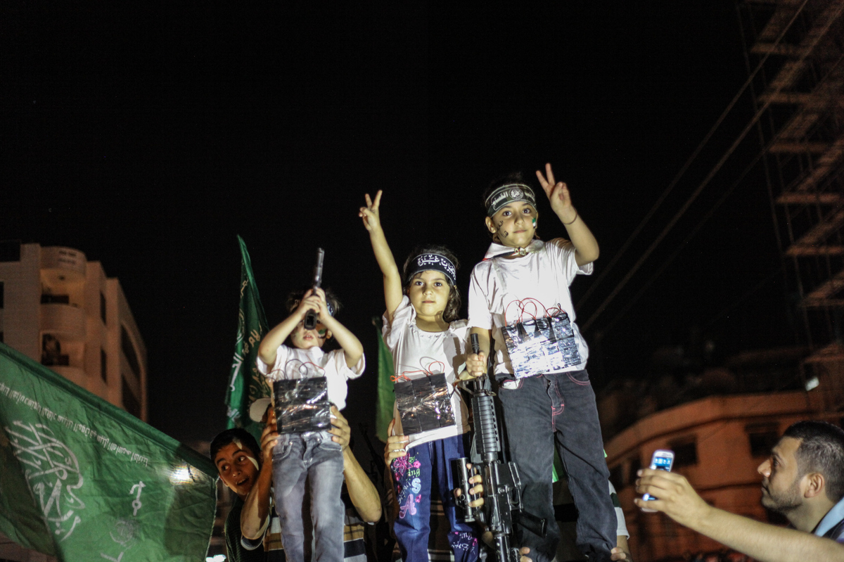 Gaza Ceasefire Brings Incredible Scenes In Gaza As Palestinians Celebrate 'Victory' Slide_364398_4129594_free