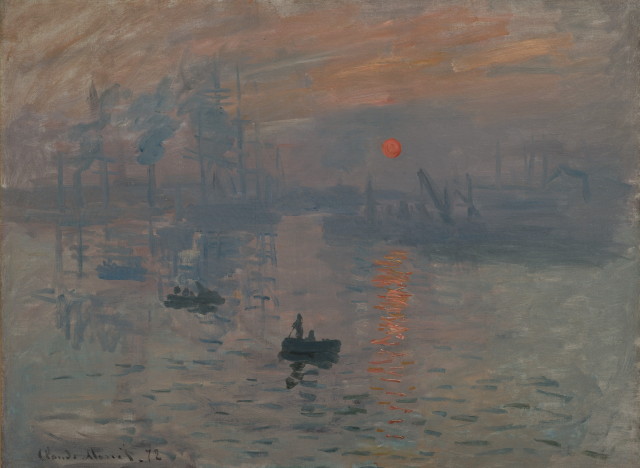 [Peinture] ♦ Impression de soleil levant par Monet A-MONET-IMPRESSIONNISME-640x468