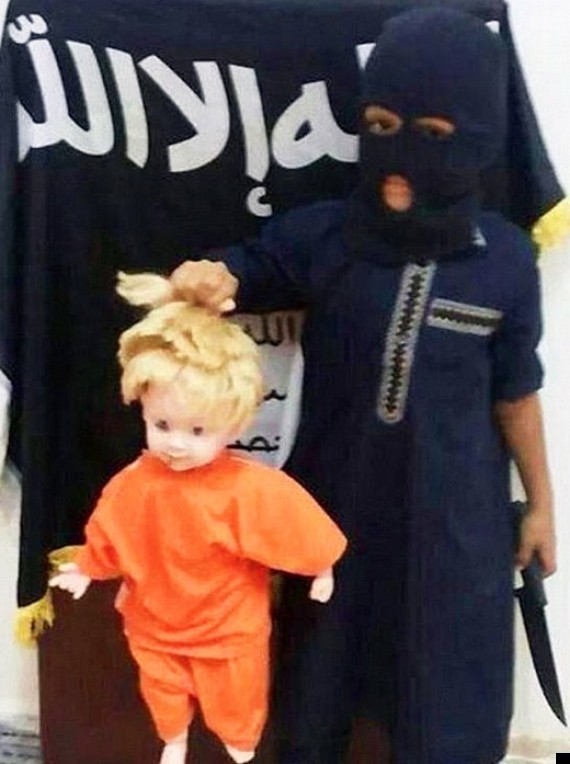 Islamic State Militants 'Pose Baby Next To Grenades And Guns' O-ISIS-570