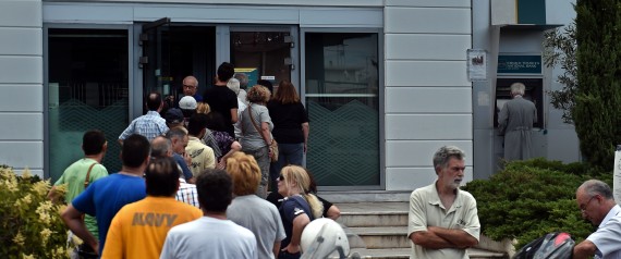 Greece Bank Run Empties Over A Third Of ATMs Of Cash N-GREECE-large570