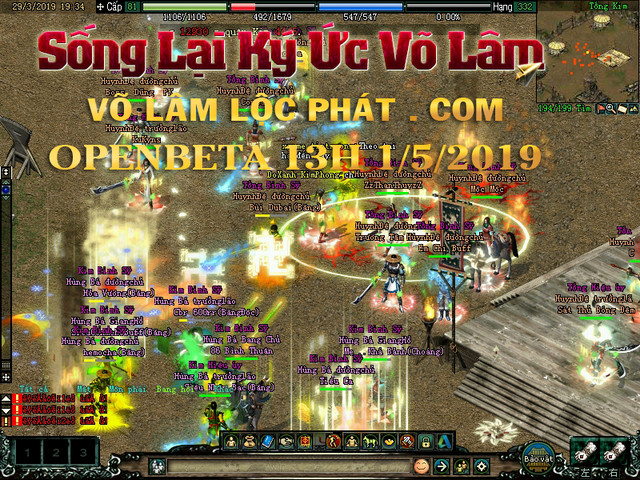 Võ Lâm Lộc Phát - Auto InGame VIP - CTC Trùng Sinh tặng CODE OpenBeta 13h 1/5/2019 đông vui ổn định Locphat5