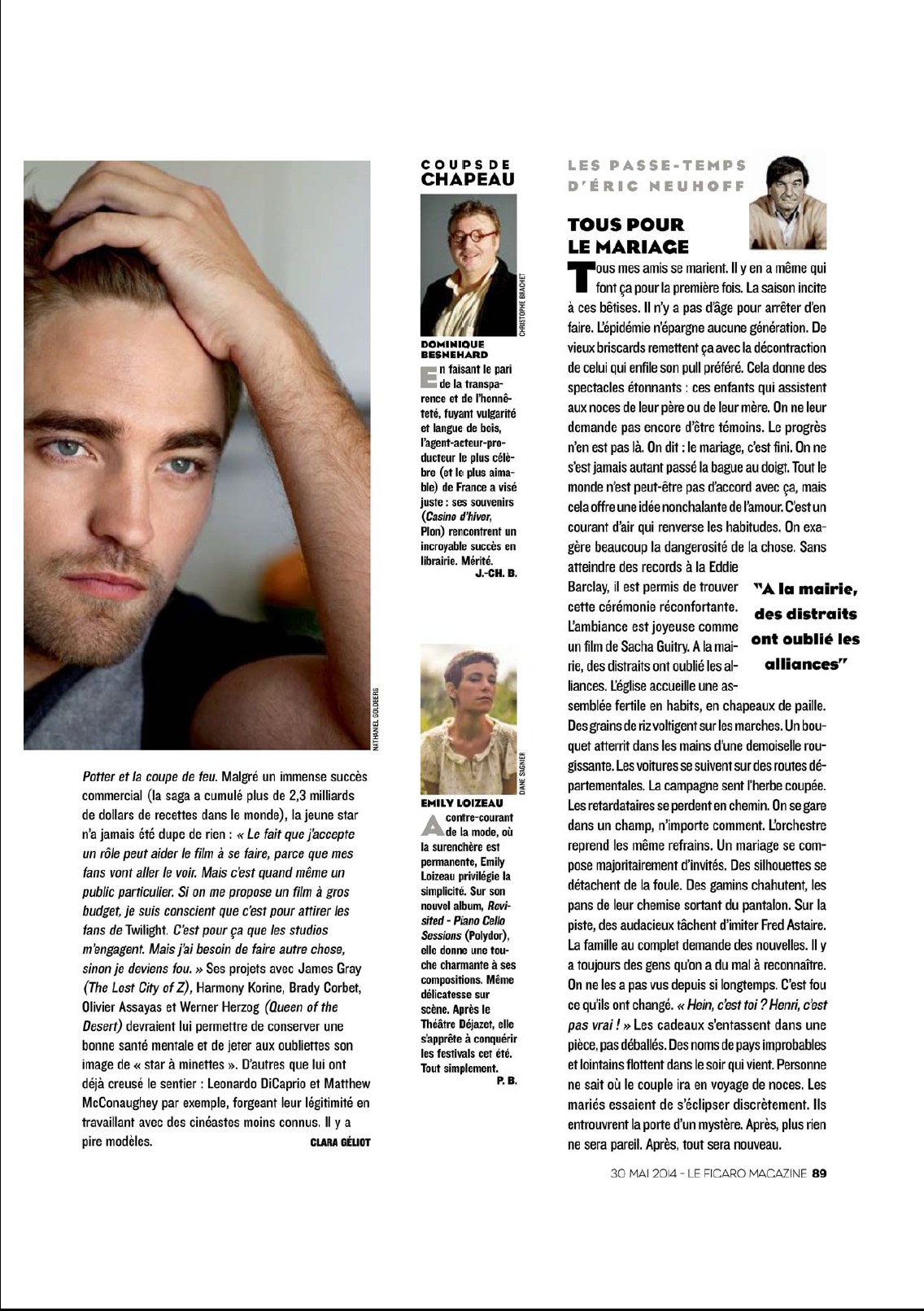 31 Mayo -Scans: Robert Pattinson en artículo de Le Figaro!!! (Francia) 4uy9rJ7m