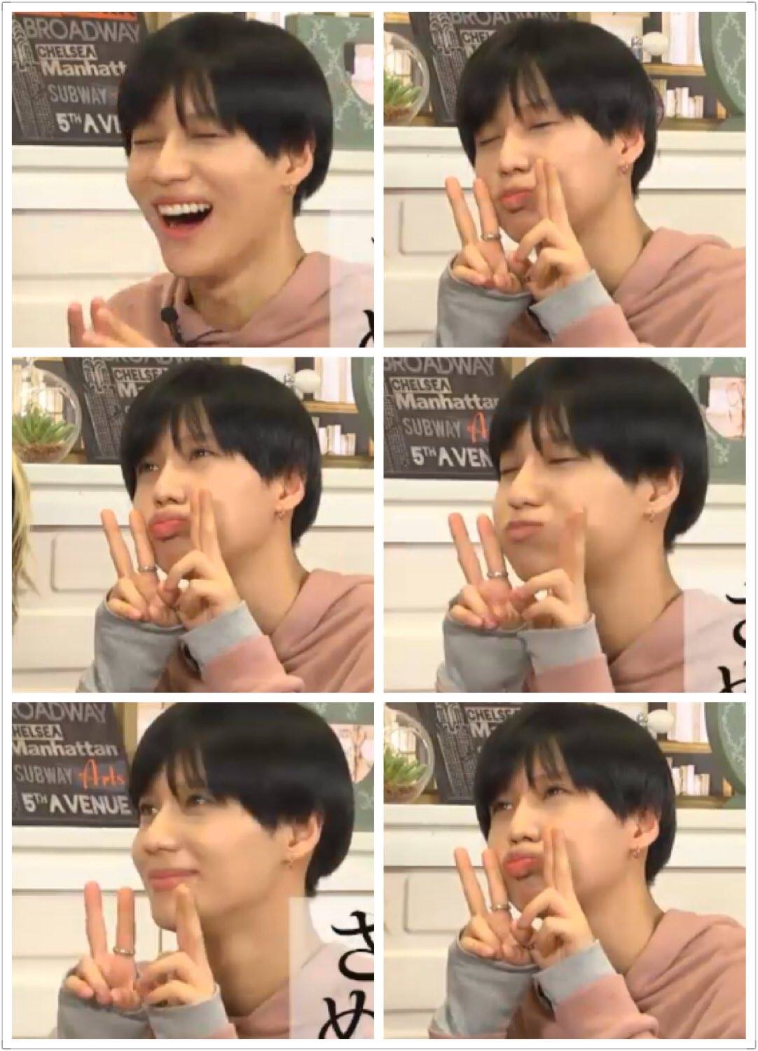 [IMG/160629] Taemin @ LIVE LINE 'Sashimeshi' {screencaps} 7HDtwB32