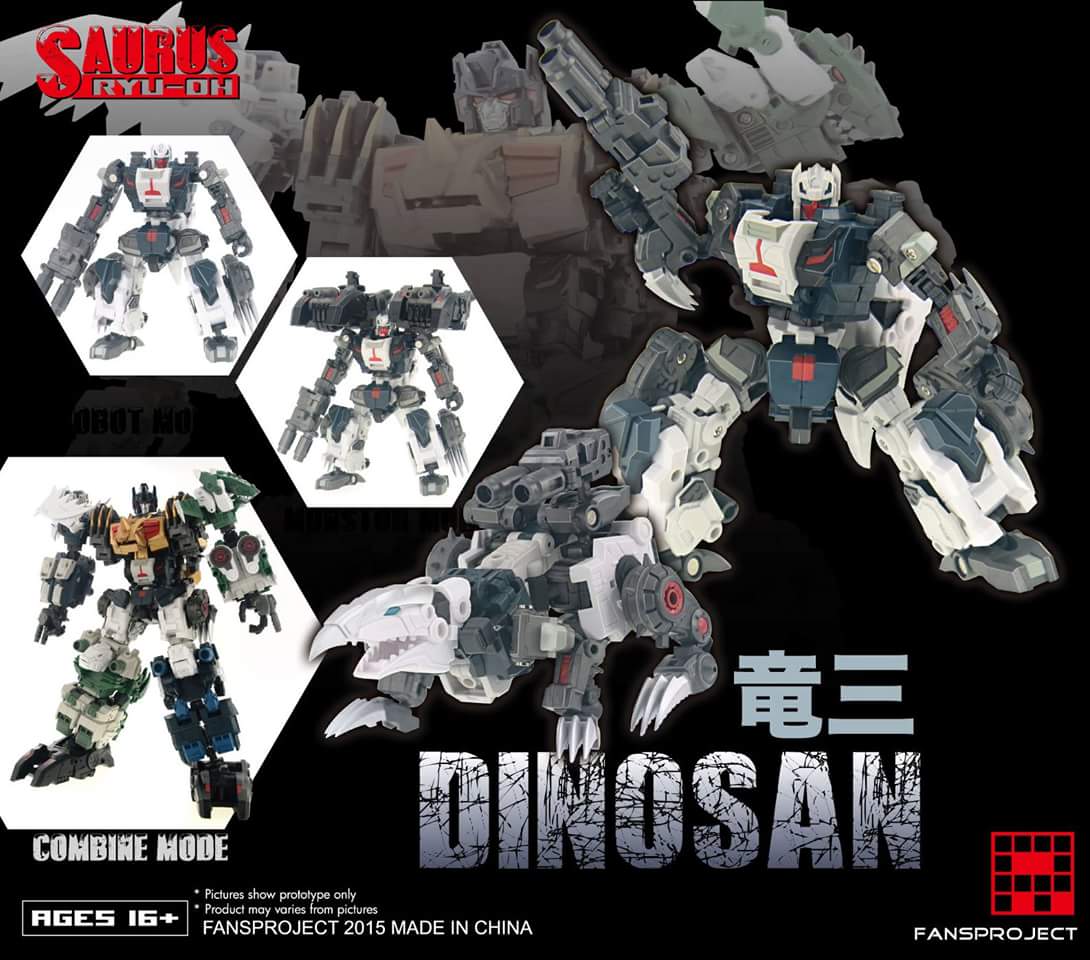 [FansProject] Produit Tiers - Ryu-Oh aka Dinoking (Victory) | Beastructor aka Monstructor (USA) PlviD4KN