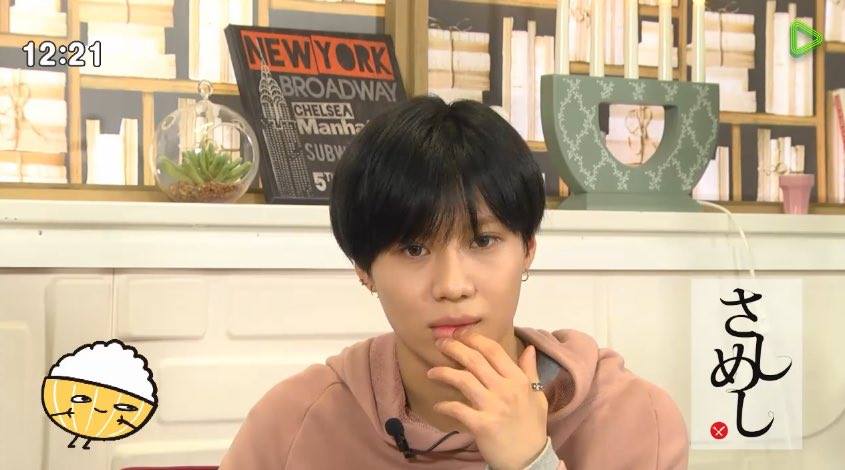 [IMG/160629] Taemin @ LIVE LINE 'Sashimeshi' {screencaps} WKZvwYeL