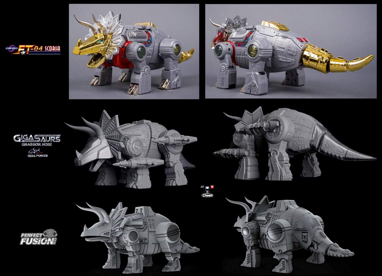 bullsfire - Produit Tiers de Dinobots ― [Bullsfire] - Air Strike - aka Swoop/Assaillo ― [PerfectFusion] - PF-01 Cesium - aka Slag/Scories WOhBjf0m