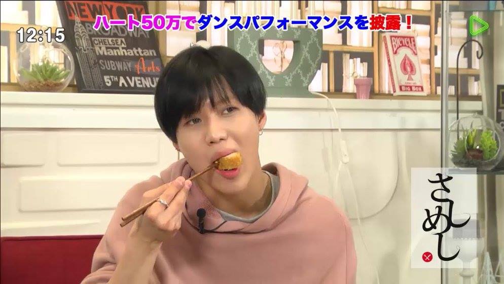 [IMG/160629] Taemin @ LIVE LINE 'Sashimeshi' {screencaps} CAKrX1ZX