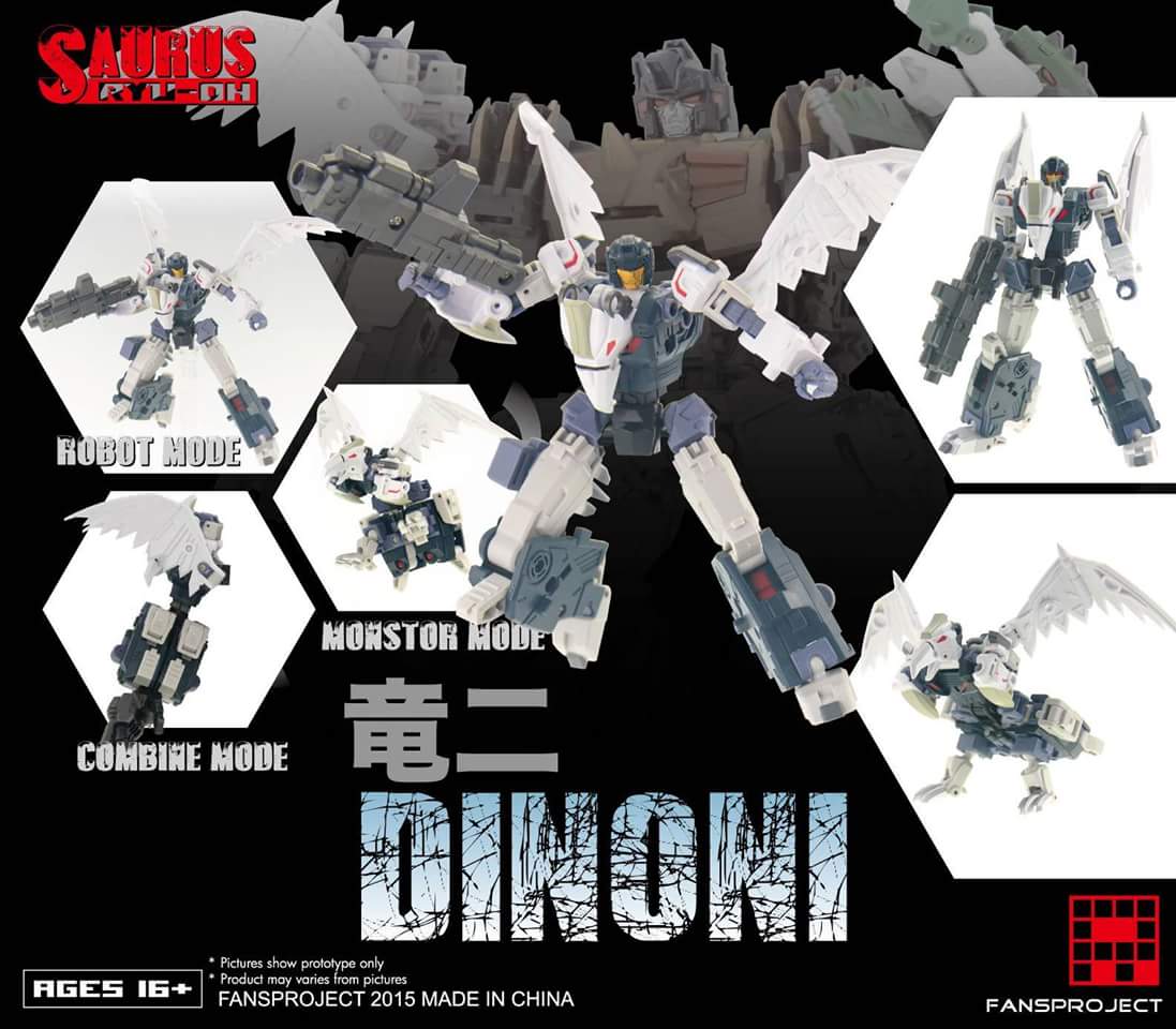 [Combiners Tiers] FANSPROJECT SAURUS RYU-OH aka DINOKING - Sortie 2015-2016 HtnozoKe