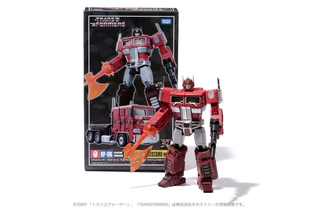 [Masterpiece Takara Tomy] MP-10R BATHING APE RED CAMO OPTIMUS PRIME - Sortie Novembre 2015 IKRMSRKH