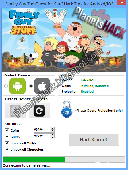 Family Guy The Quest for Stuff Hack (Android/iOS) MhJ5j2K9