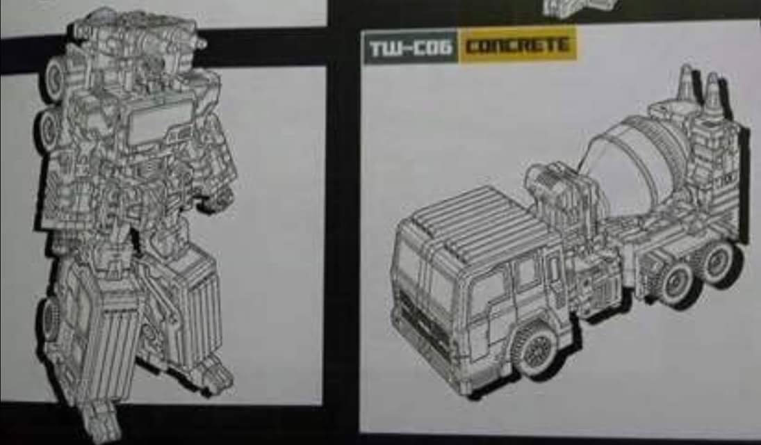 [Toyworld] Produit Tiers - Jouet TW-C Constructor aka Devastator/Dévastateur (Version vert G1 et jaune G2) TbQ5CLuS