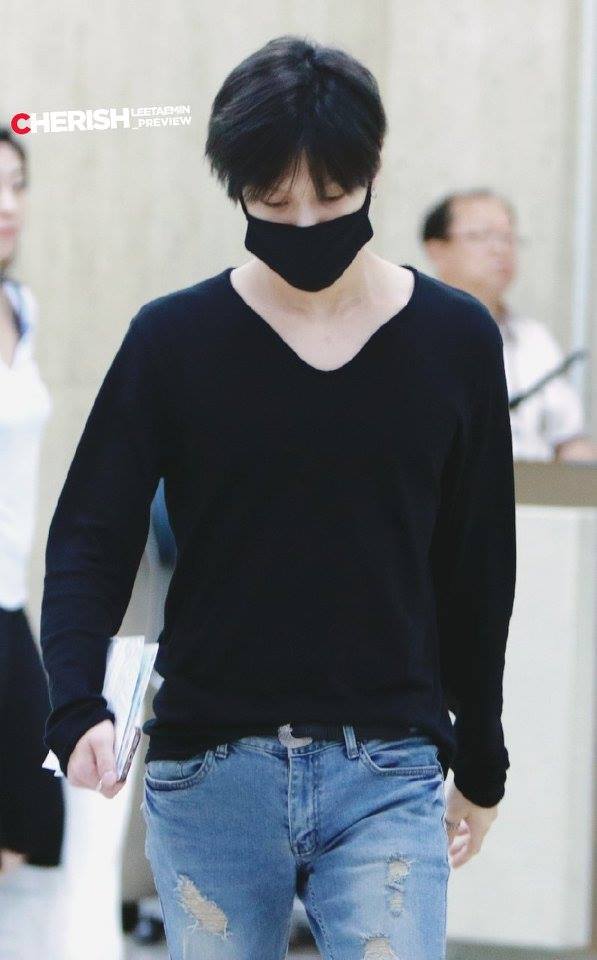 [IMG/160702] Taemin @ Aeropuerto Gimpo desde Japón VmIJRKSO