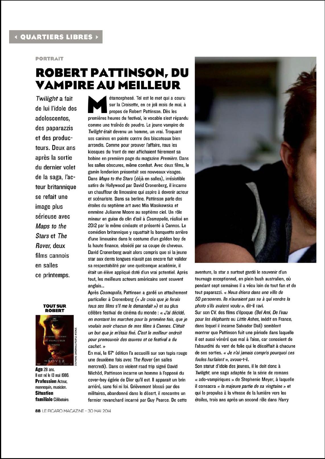 31 Mayo -Scans: Robert Pattinson en artículo de Le Figaro!!! (Francia) Wws3y0Ll